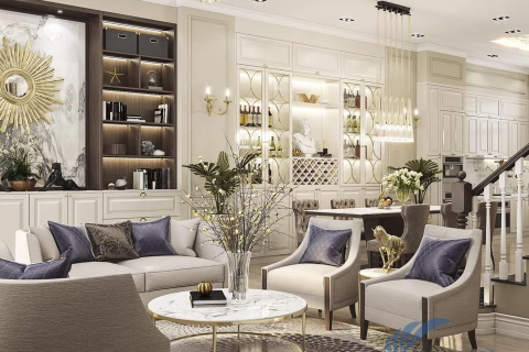 Thiết kế thi công biệt thự 150m2 Vincom Imperia Hải Phòng